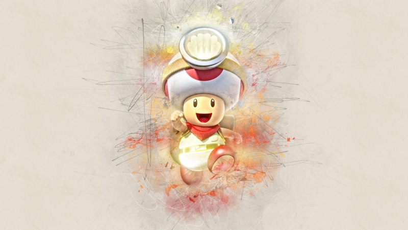 hero, Super Smash Brothers, Captain Toad: Treasure Tracker, Toad (character), Super Mario Bros., artwork, 4K