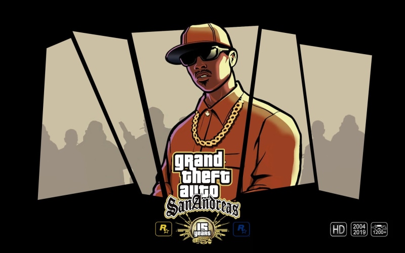 1080P, GTA San Andreas, Grand Theft Auto, GTA anniversary, Games posters