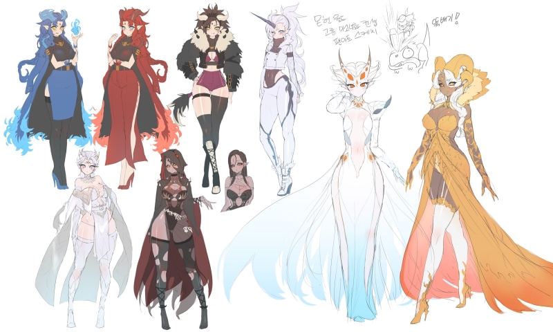 anime, anime girls, Monster Hunter: World, 2K