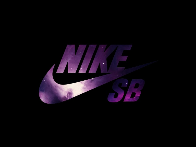 logo, nike, purple, background, 720P, black, black background