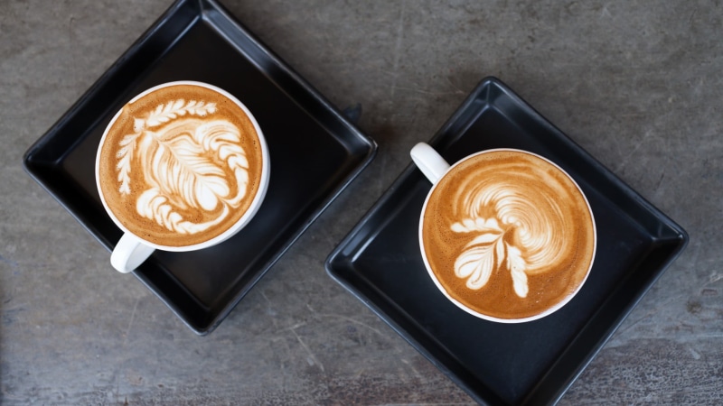 teacups, crockery, freshness, non-alcoholic beverage, no people, drink, still life, saucers, cup, table, coffee - drink, black, indoors, tray, latte, ceramic