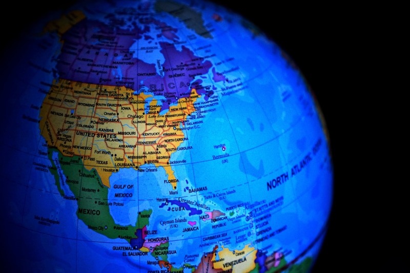 globe - Man Made Object, north america, earth, communication, text, global business, world Map, nature, maps, world, blue, 5K, space, western script, desk