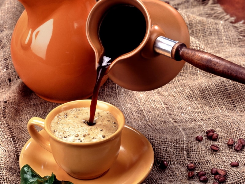 dairy product, caffeine, cultures, backgrounds, freshness, espresso, milk, close-up, spoon, heat - Temperature, cafe, coffee cup, no People, bean, coffee - Drink