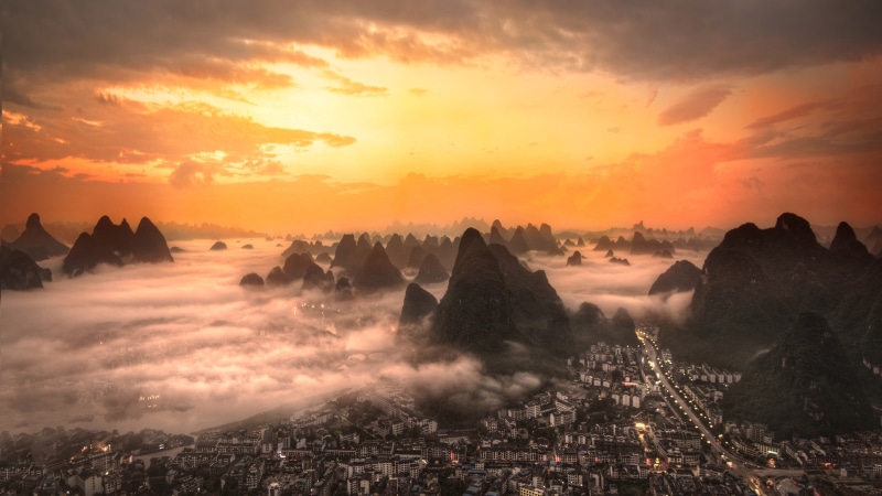 beauty in nature, hd, no people, computers, tablet, built structure, environment, orange, travel destinations, scenics - nature, coast, k, 4K, city, skyscraper