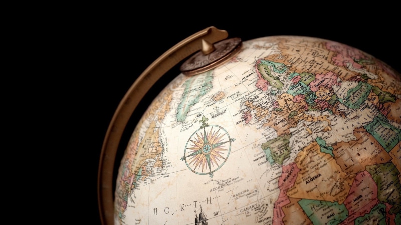 text, ball, guidance, direction, travel, world Map, antique, earth, desktop Globe, africa, europe, atlantic Ocean, globe - Man Made Object, topography