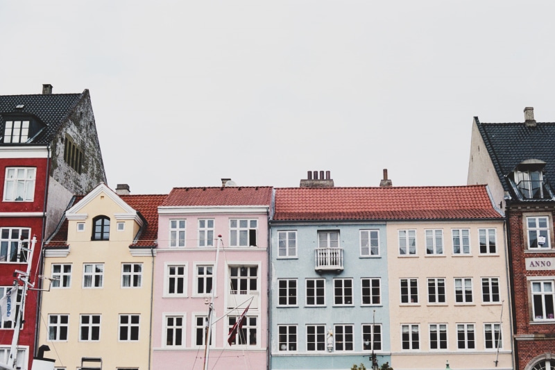 built structure, day, outdoors, building exterior, tourism, roof, yellow, structures, travel, 2K, pastel, the past, voyage, film, history, film camera