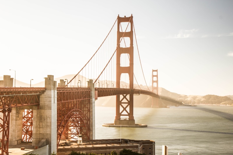 outdoors, brooklyn - New York, san Francisco - California, tourism, travel, bay, sky, architecture, day, urban Skyline, cityscape, famous Place, gate, built Structure