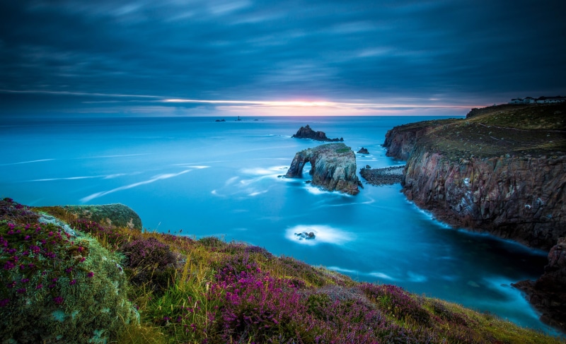 2K, body, Celtic Sea, aerial, land, cape, coast, Cornwall, sea, England, Cape Lands End, water, view, rocks, s, mountains, end