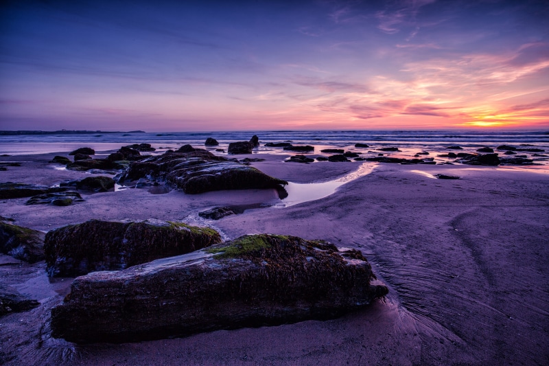 magnificent, no People, wide, coast, horizon, dusk, summer, rock - Object, shot, cloud - sky, long Exposure, sunlight, Wide-angle, blue, beauty In Nature