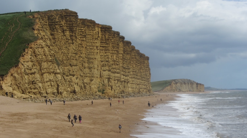 rock formation, landmark, land, rock, coastal, cliffs, sport, travel, blue, bay, broadchurch, cloud - sky, uk, scenics - nature, vacations, seaside, coast