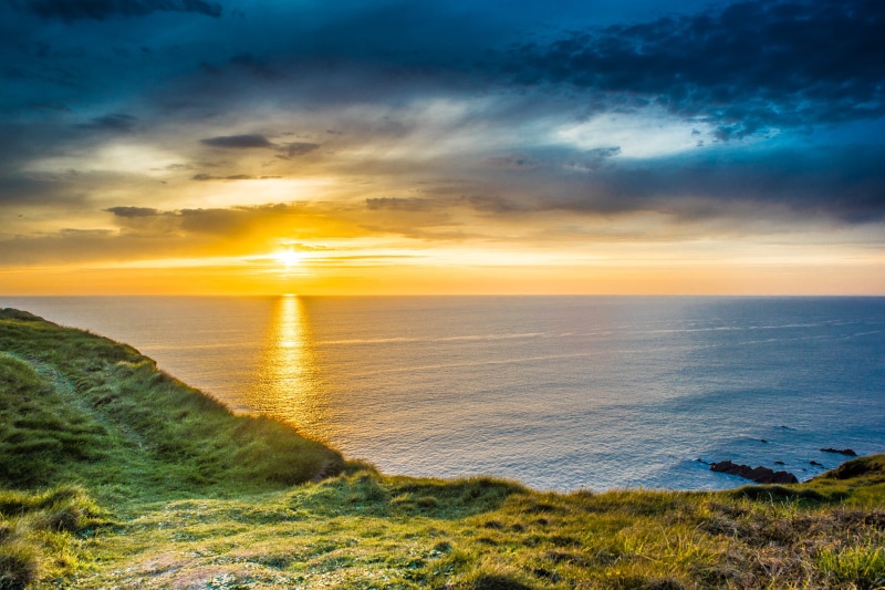 photography, sony a7, photo, beside, Cornwall, green, Bude, cloudy, europe, 1080P, travel, united, canon fd, clouds, sunrise, dark, nature, kingdom, uk