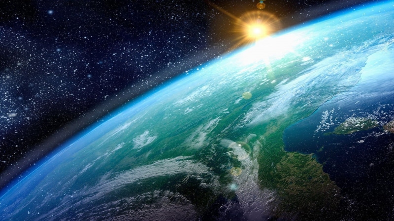 earth, outdoors, exploration, dark, 1080P, galaxy, sea, surface, star - Space, sun, travel, night, motion, landscape, scenics, science, light - Natural Phenomenon