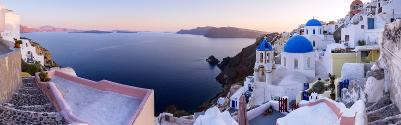 Oia, Greece, Sea, 4K, Santorini, Houses