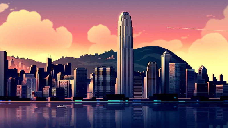 1080P, Hong Kong, horizon, 16-bit
