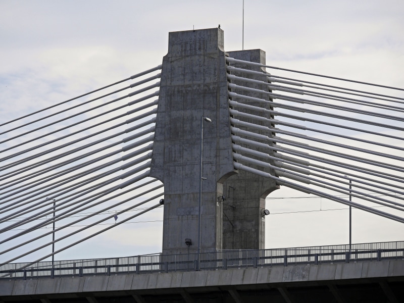 built structure, underflow, road, 4K, connection, suspension wires, danube bridge, office building exterior, no people, bridge carrier, cable-stayed bridge