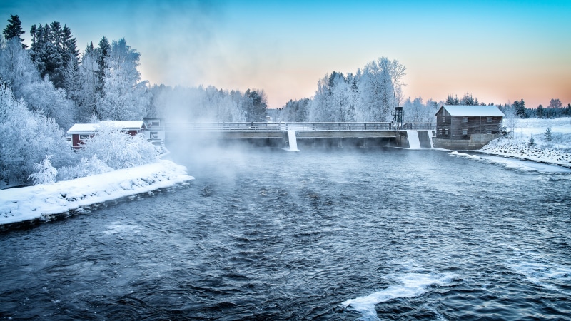 covered, blue, Finland, cold - Temperature, ice, middle, snow, 5K, roads, water, frost, landscape, outdoors, nature, sunset, snow  river, FI, body, body of water