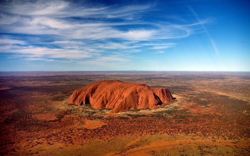 Australia, Ayers Rock, 1080P, rock, Uluru, landscape, Outback, desert, nature