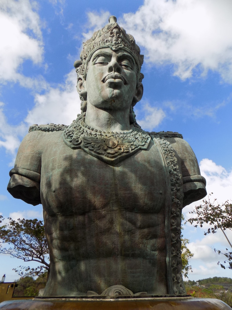 human representation, architecture, art and craft, destination, idol, spirituality, wisnu, cultural, craft, history, indonesia, statue, no people, balinese