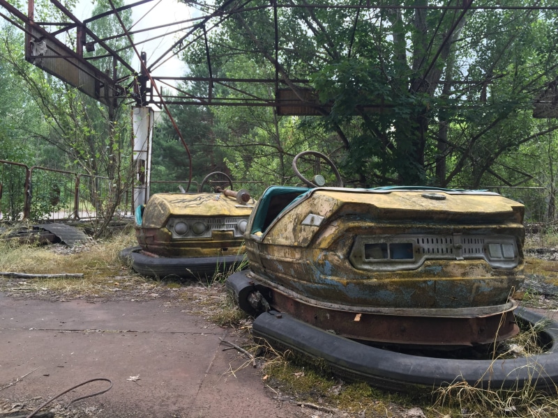 rusty, abandoned, spooky, transportation, outdoors, damaged, weathered, accident, decline, Chernobyl, Europe, fair ground, plant, land, destruction, broken