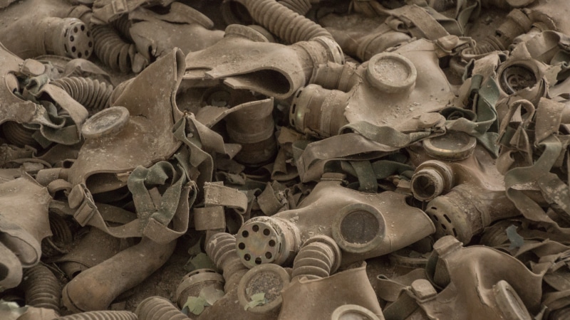 radiation, full frame, exclusion zone, mask, child, backgrounds, ancient, sad, decay, no people, abundance, creepy, pripyat, close-up, piled, spooky, day