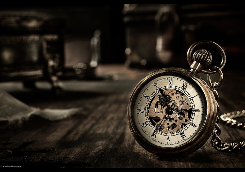 bokeh, 1080P, clock, watch, pocket, time