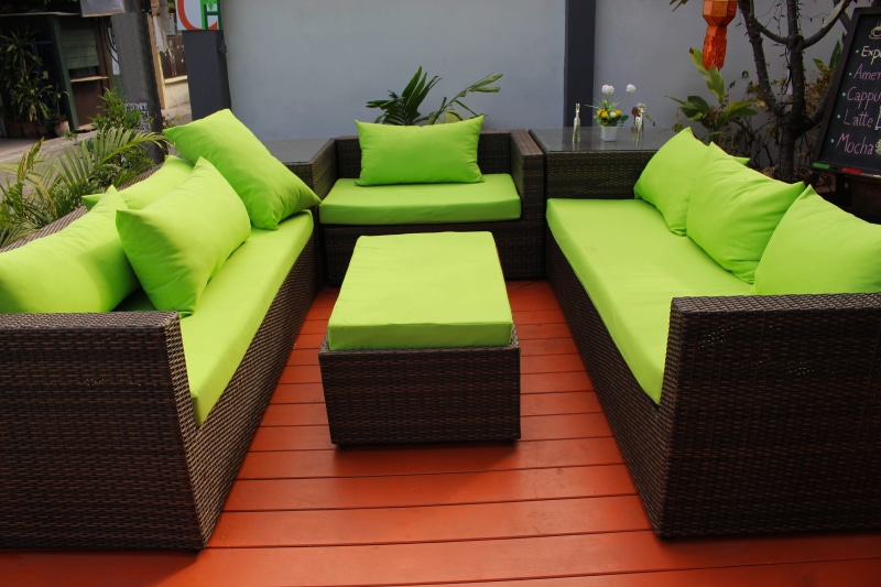 armchair, patio, modern, neat, outdoor, pillow, suede, no people, contemporary, chairs, growth, 5K, lifestyle, sofa, lounger, luxury, resort, furniture