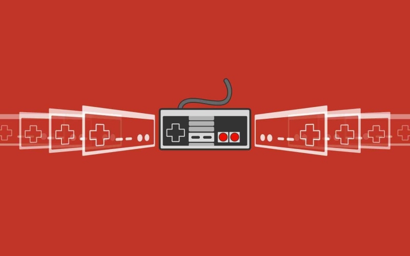 Nintendo Entertainment System, equipment, control, accidents and disasters, 720P, power supply, technology, copy space, colored background, wooden, healthcare and medicine