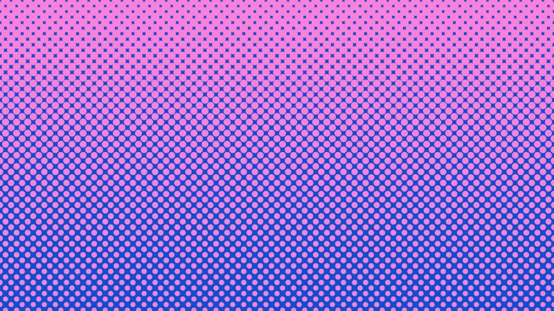 blue, circle, 4K, pattern, mesh, pink, design, halftone, dots, gradient