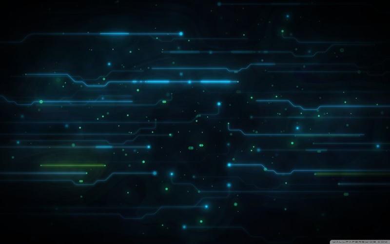 pattern, technology, monitor, indoors, large group of objects, night, artwork, dark blue, lines, 2K, simple background, green, communication, Tron: Legacy