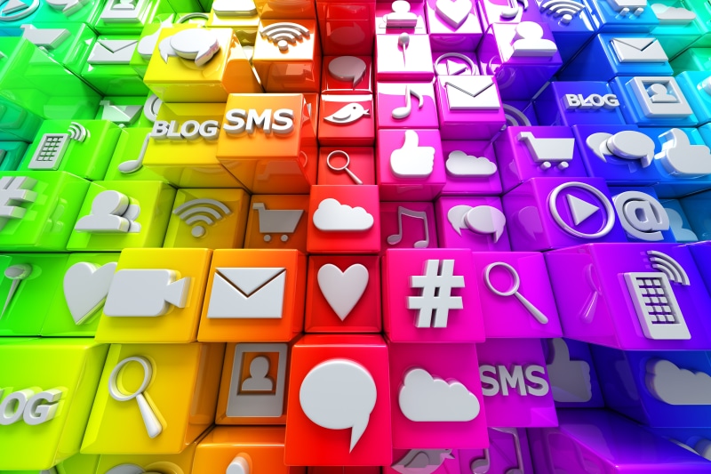 8K, concepts, three-dimensional Shape, multi colored, technology, business, choice, for sale, text, cubes, single Word, computer, abundance, media, social