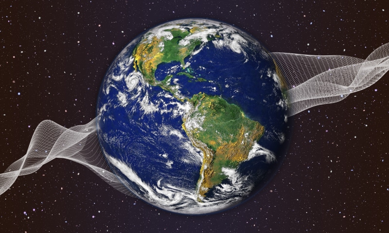 network, communication, no people, globe - man made object, eating utensil, digital composite, planet, planet - space, earth, satellite view, technology