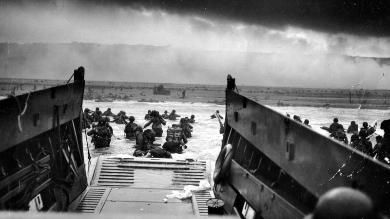 1080P, soldier, omaha, photography, monochrome, battle, d day, normandy, black and white, war, omaha beach