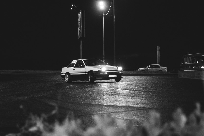 vladivostok, 4K, ae86, black and white, mode of transportation, vlagadrifting, city, black white, transportation, light - natural phenomenon, architecture
