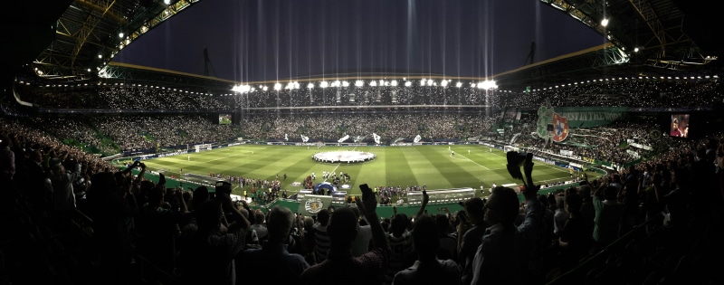 floodlit, lighting equipment, lifestyles, sport, outdoors, football, crowd, soccer stadium, spectator, panoramic, people, stadium, watching, looking, football stadium