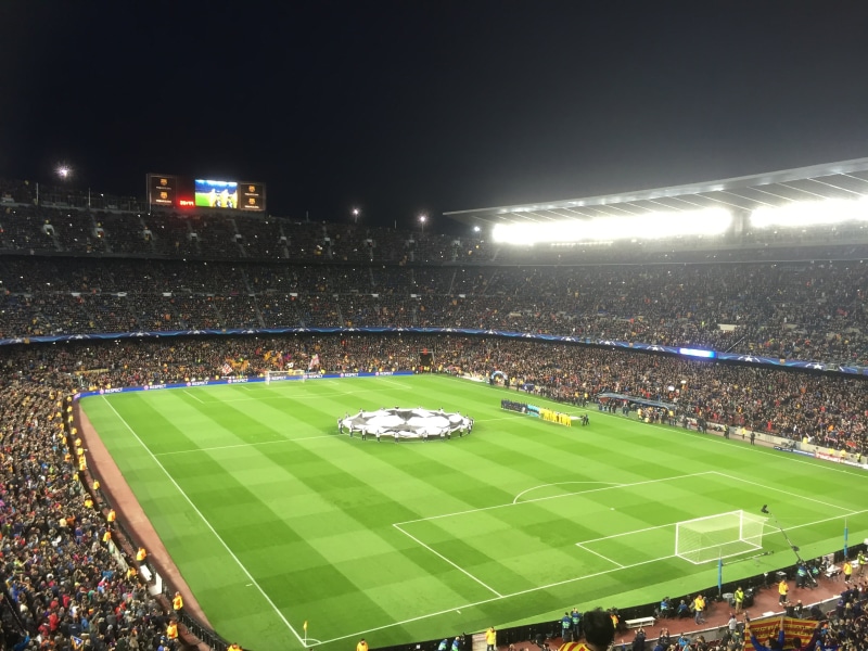 football, group of people, soccer field, green color, competition, people, spectator, nature, sport, estadio, watching, lighting equipment, 2K, stadium
