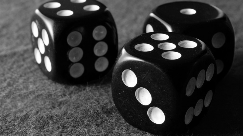 dice, background, 1080P, dark, dark background, black, photography