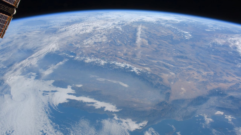 clouds, mountains, 1080P, continents, planet, satellite, NASA, North America, USA, satellite imagery, atmosphere, mountain chain, California, ocean view