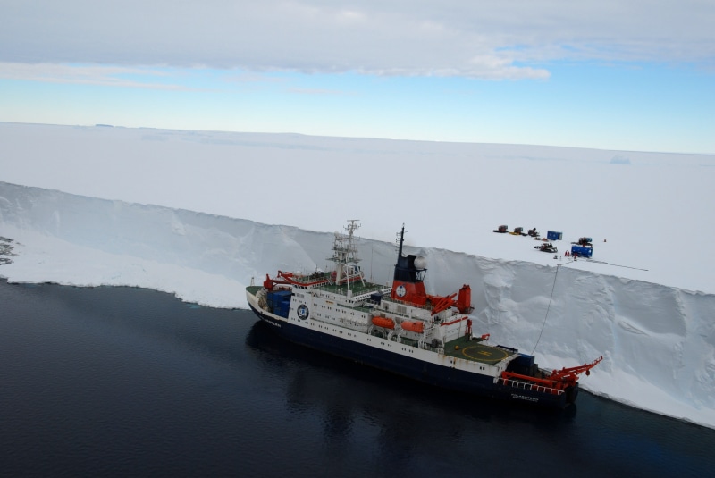 ship, 4K, technology, landscape, sea, vehicle, iceberg, snow, nature, cold, Antarctica, winter