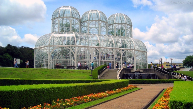 religion, belief, nature, flower, dome, south america, hedge, building exterior, brazil, parks, ornamental garden, sky, place of worship, architecture