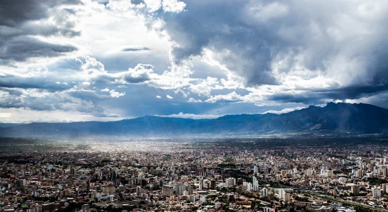 environment, cityscape, sky, outdoors, residential district, building, 1080P, landscape, South America, mountain, high angle view, crowded, townscape