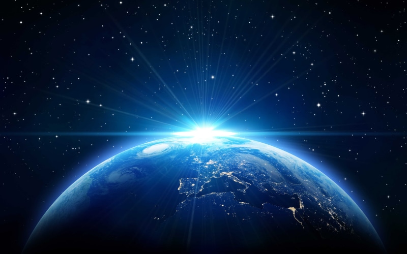 from, 4K, k, Space, Earth