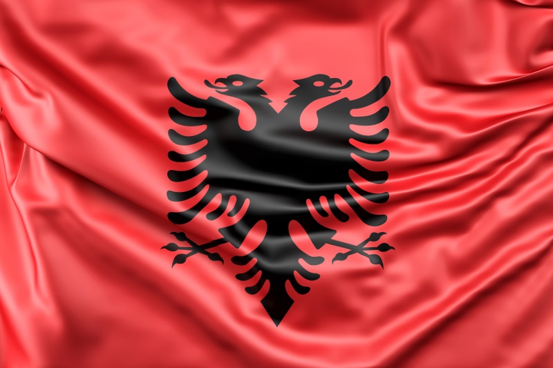 positive emotion, dom, national, state, travel, red, symbol, europe, headed, colored background, still life, high angle view, day, textile, black, wave