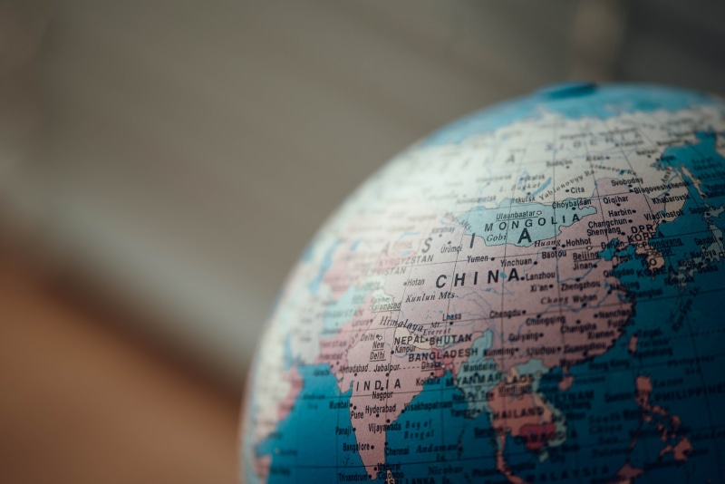 physical geography, country, map, learning, blue, globe, selective focus, global communications, desk, photo, western script, india, space, direction, education