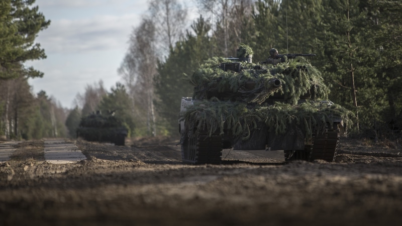 Leopard 2A6, camo, 4K, tank, German Army