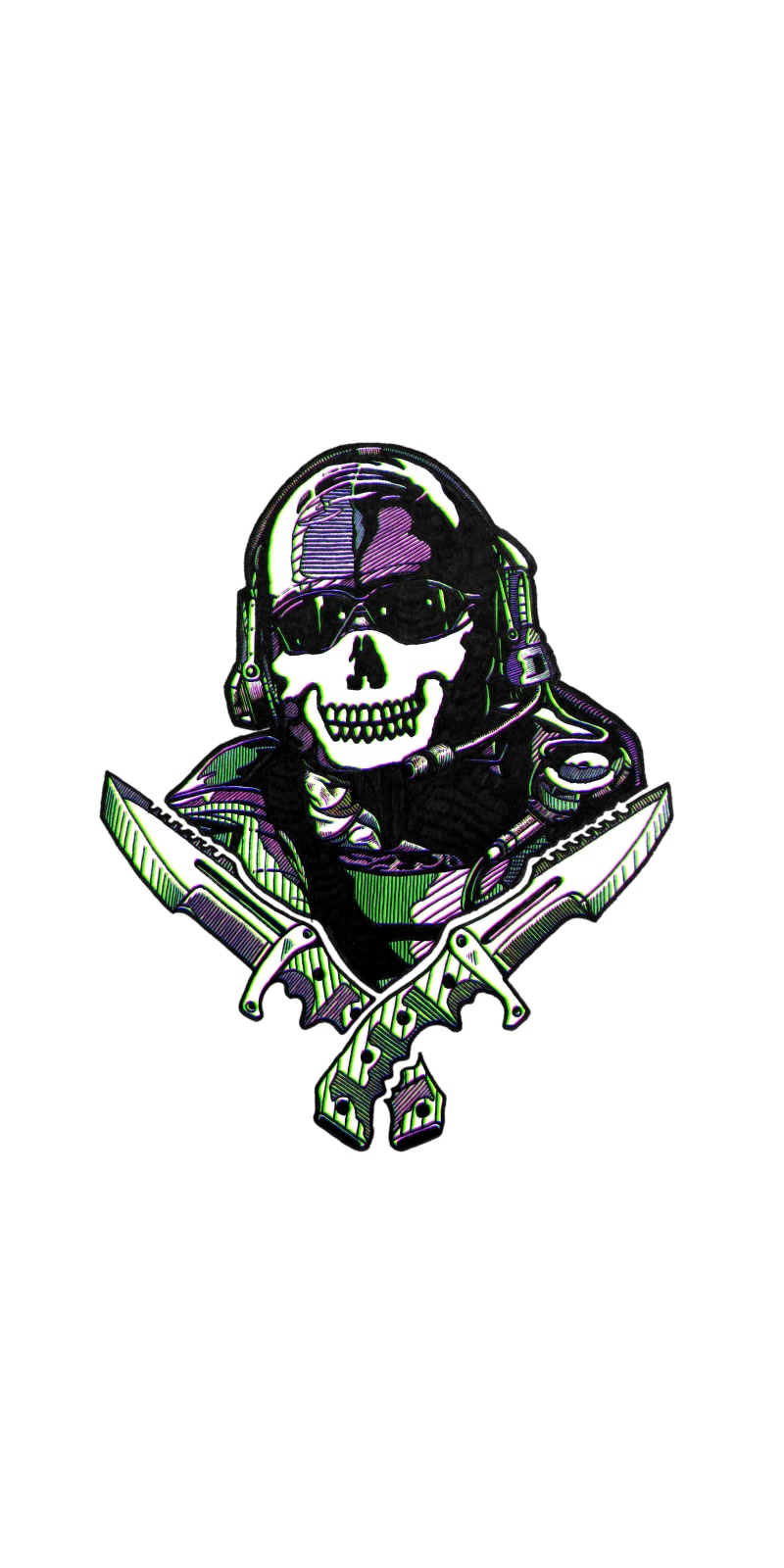 drawing, ghost, 5K, Call of Duty, shooter