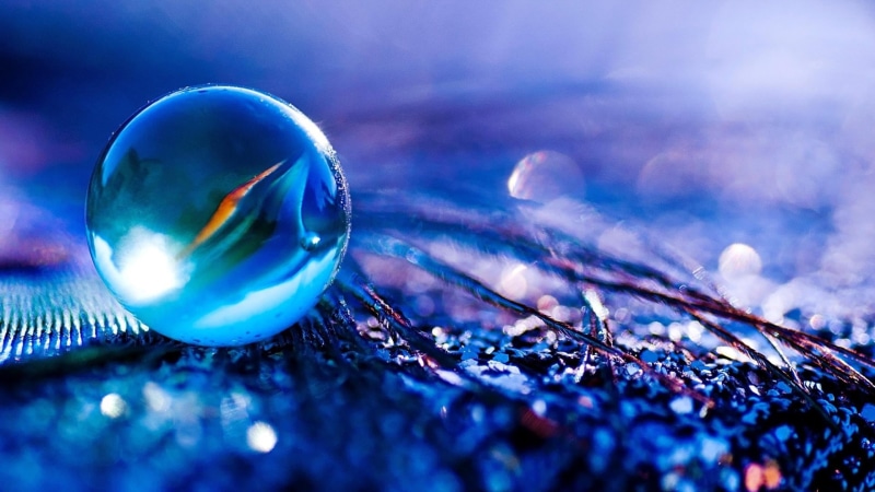 fragility, transparent, sphere, glass - material, selective focus, single object, marbles, outdoors, reflection, bubble, close-up, marble, vulnerability