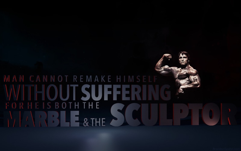sculptor, bodybuilding, arnold, text, sculpture, quotes, 1080P, socrates, schwarzenegger, physique, muscle, marble, black