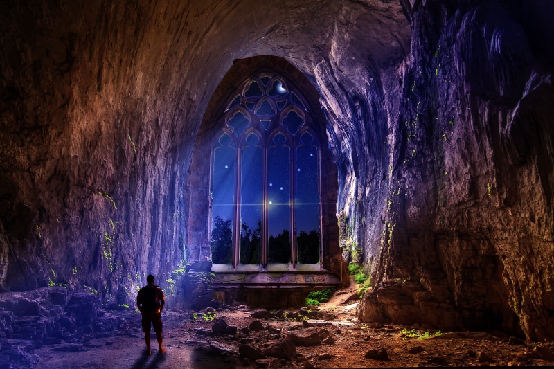 ufo, solar, stone, technology, satellite, men, nature, stars, video, mystery, adult, fantasy, standing, astronaut, beam, cave, ruined, screenshot, spacecraft
