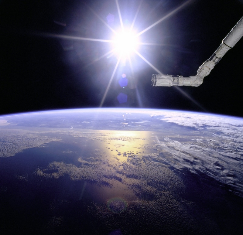 sky, 1080P, planet - space, science, sun, space travel, space, cloud - sky, research, night sky, space shuttle, lens flare, sunlight, astronomy, no people