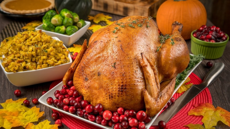 celebration, ready-to-eat, meat, cuisine, holiday, healthy eating, stuffing - food, white meat, roast turkey, table, no people, roasting, thanksgiving dinner